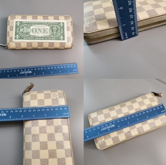 Still available! LOUIS VUITTON Zippy Compact Damier Azur Wallet - Picture 8 of 16